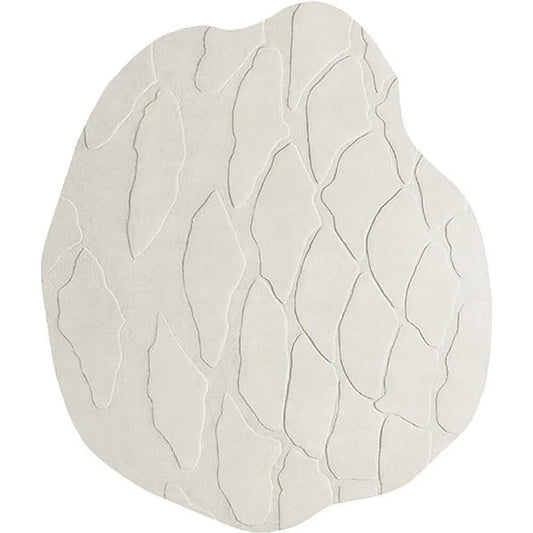 Cream Puddle - Hand-Tufted Wool Rug