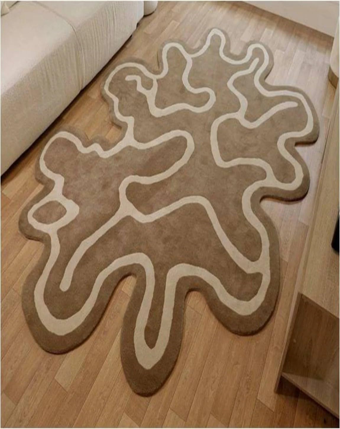 Wavy Sand - Hand-Tufted Wool Rug