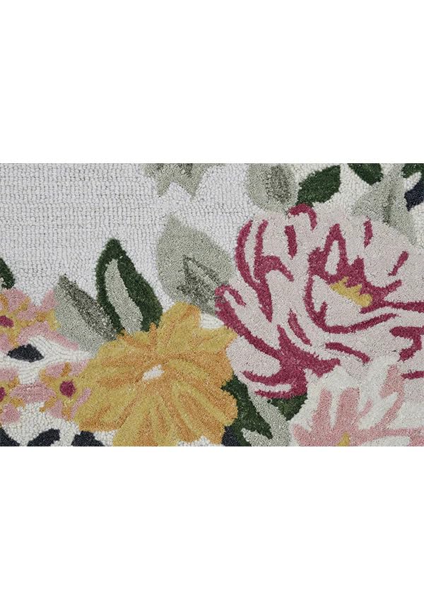Lio Rose - Hand Tufted Wool Rug