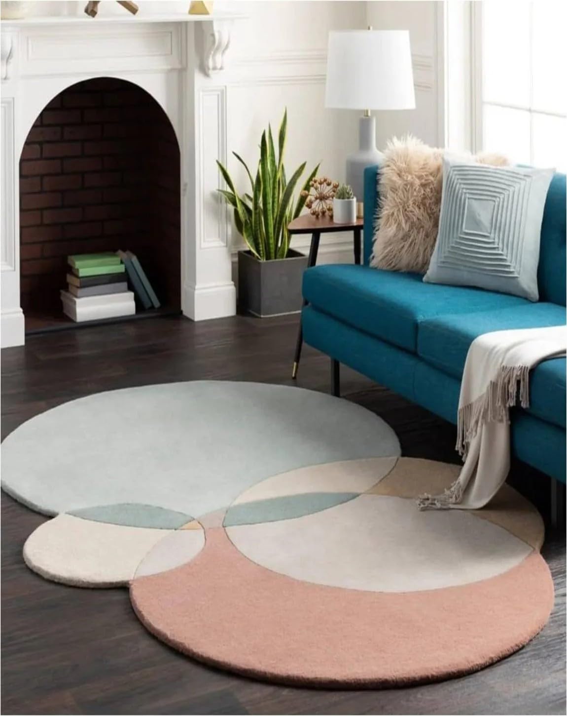 Soft Circles - Hand-Tufted Wool Rug