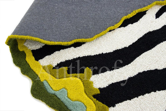 Zebra - Hand Tufted Wool Rug