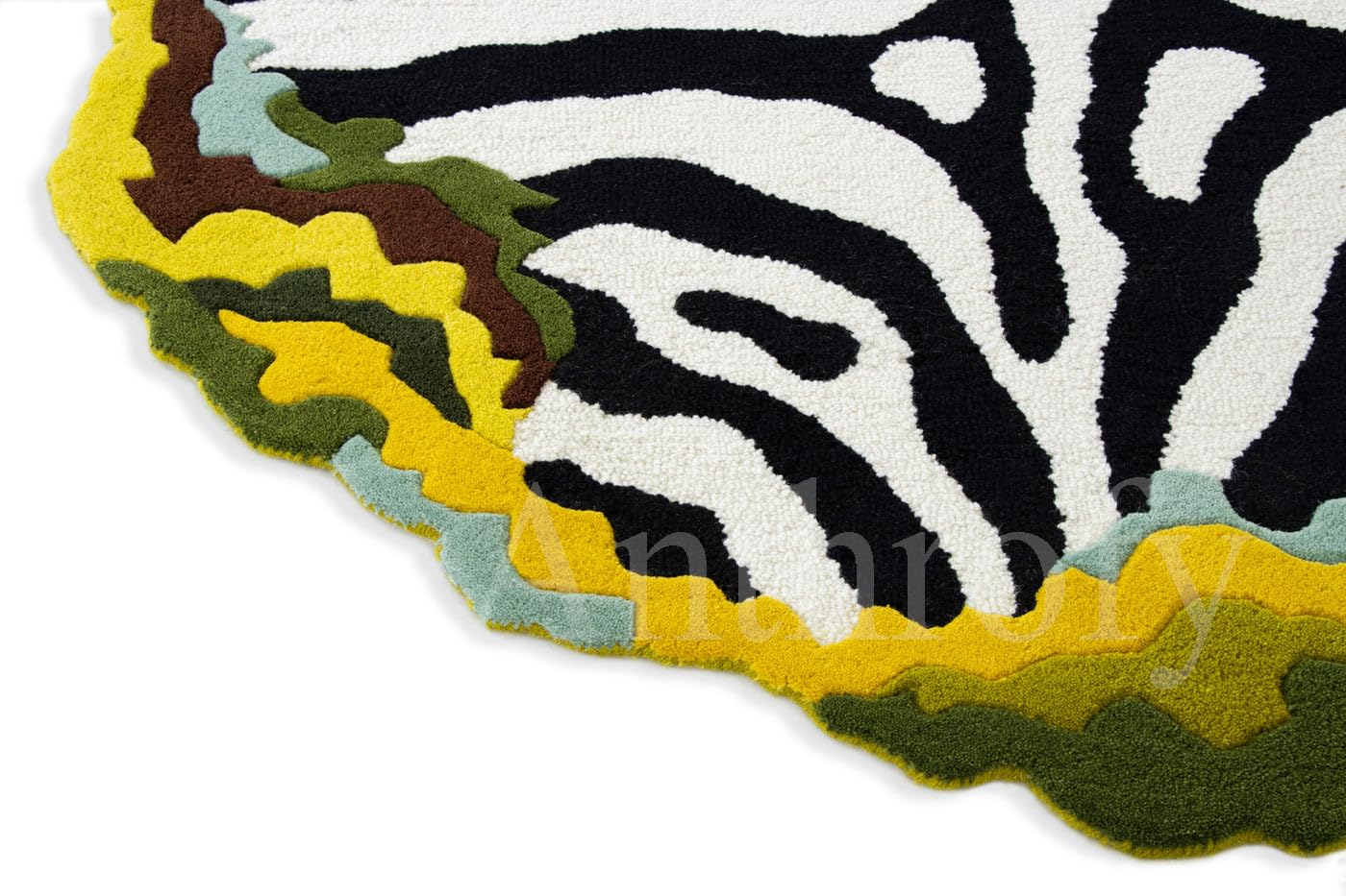Zebra - Hand Tufted Wool Rug