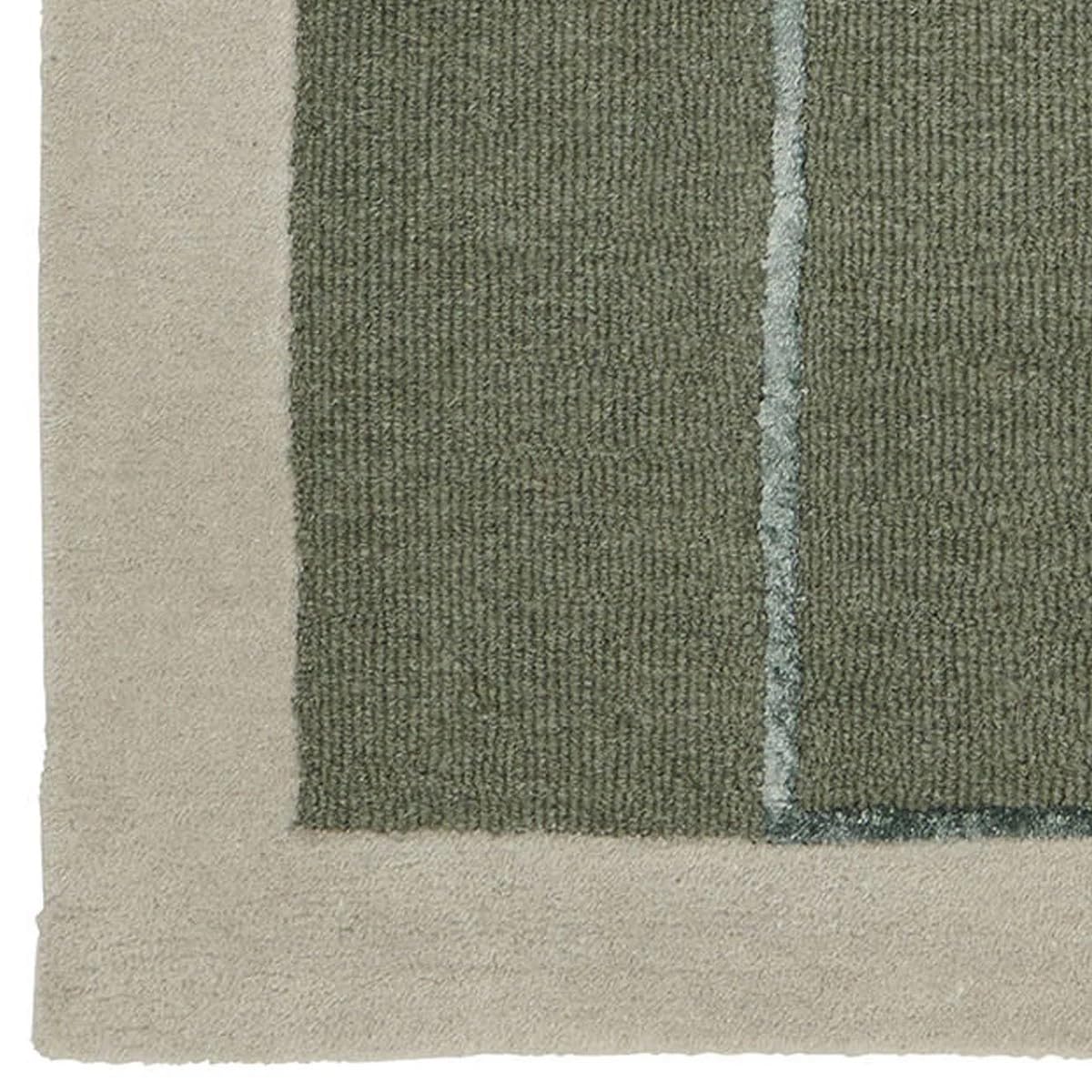 Beige Construct - Hand-Tufted Wool Rug