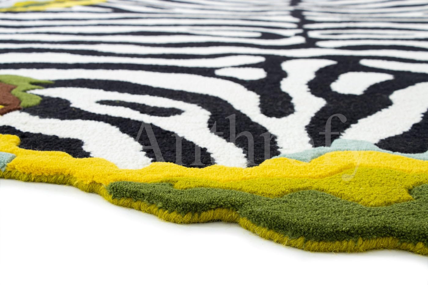 Zebra - Hand Tufted Wool Rug