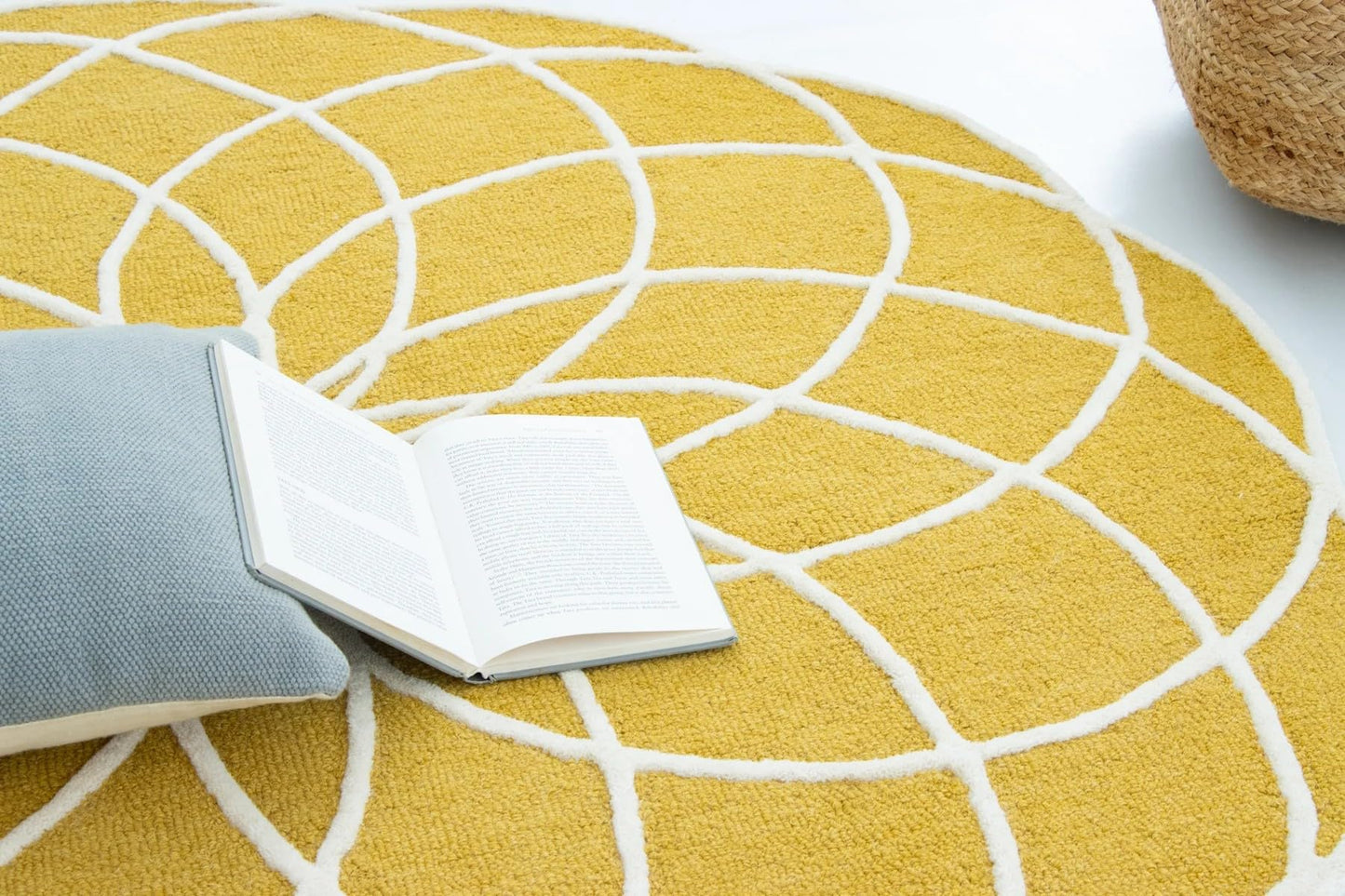 Yellow Bloom - Hand-Tufted Wool Rug