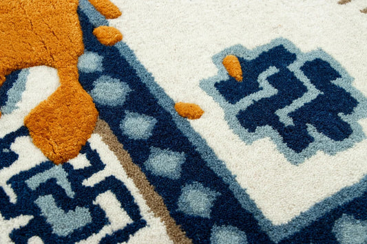 Dragon Splash - Hand-Tufted Wool Rug