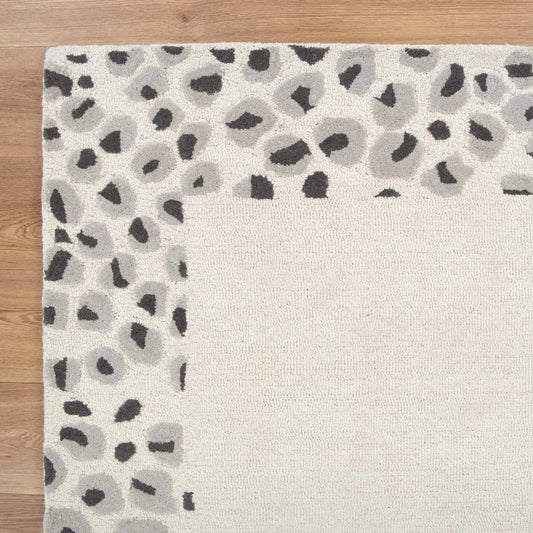 Jaguar Border - Hand Tufted Wool Rug