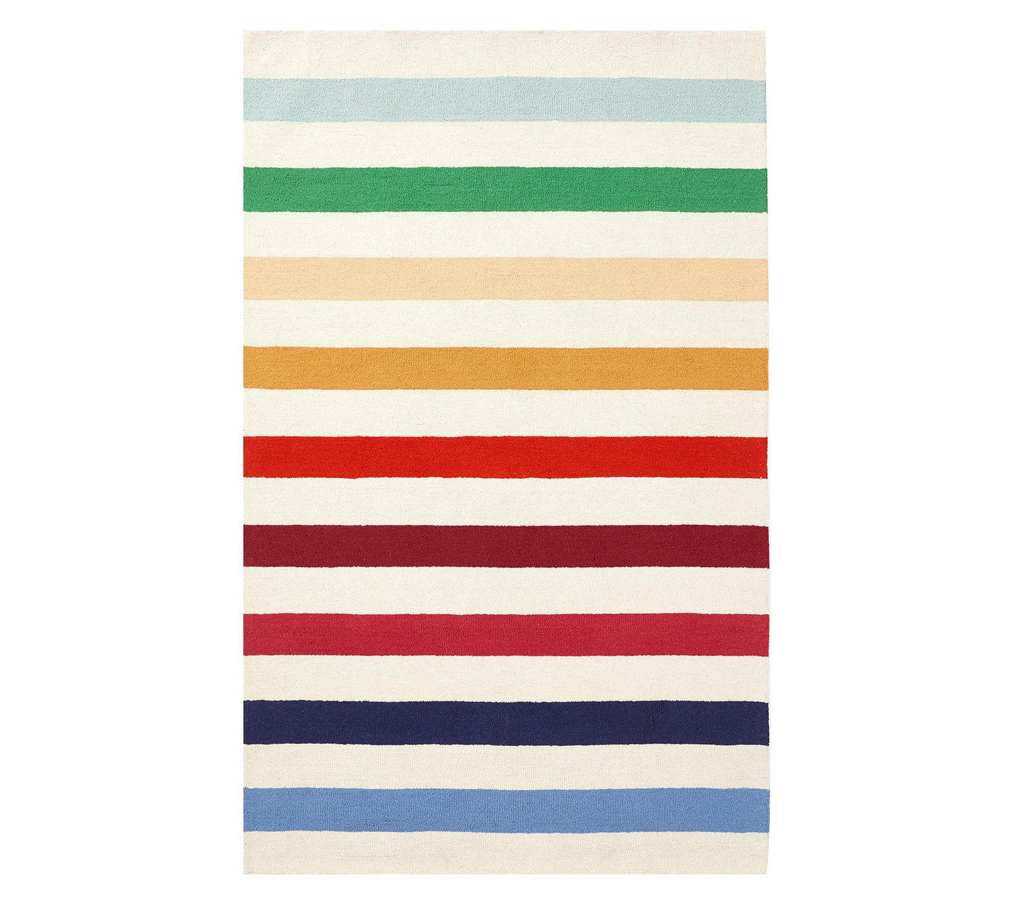Rainbow Strip - Hand Tufted Wool Rug