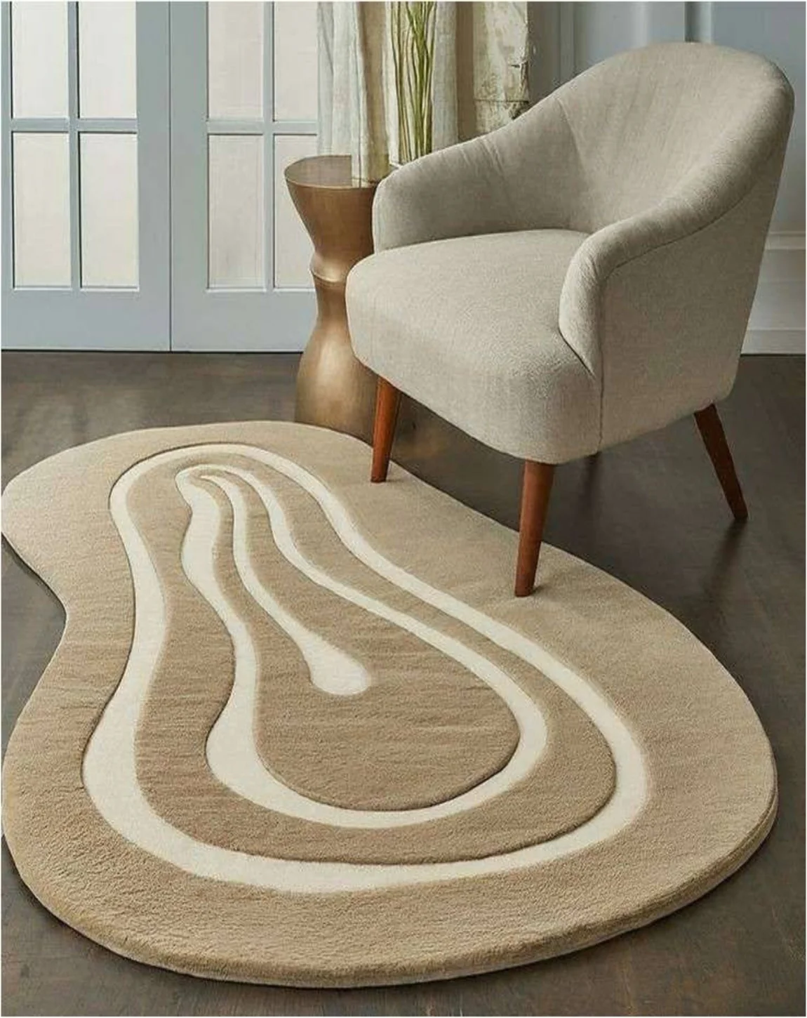 Sand Swirl - Hand-Tufted Wool Rug