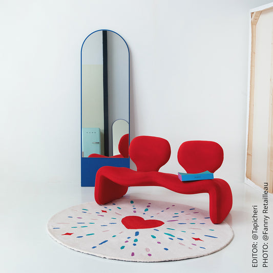 Heart Burst - Hand-Tufted Wool Rug