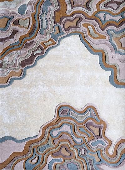 Geovein - Hand-Tufted Wool Rug