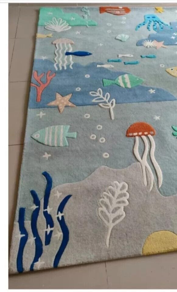 Sea Animal - Hand-Tufted Wool Rug