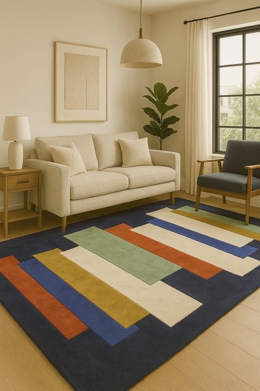 Block Balance - Hand-Tufted Wool Rug