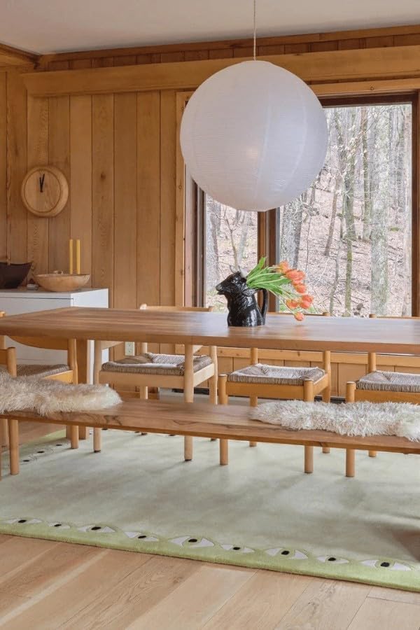 Border Eye - Hand-Tufted Wool Rug