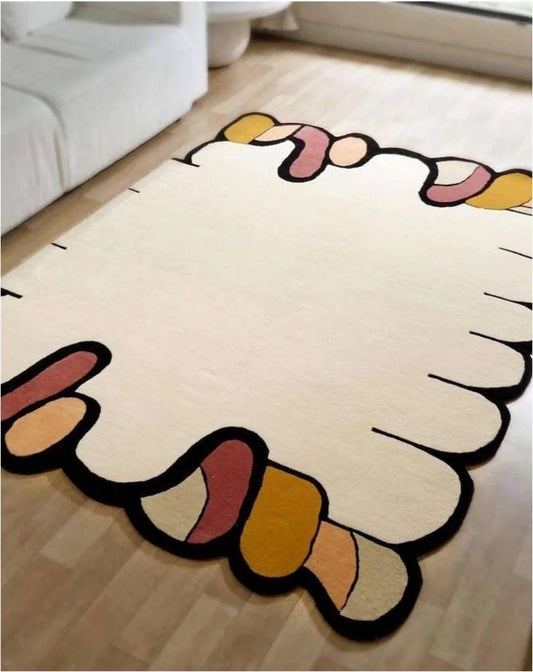 Doodle Bloom - Hand-Tufted Wool Rug