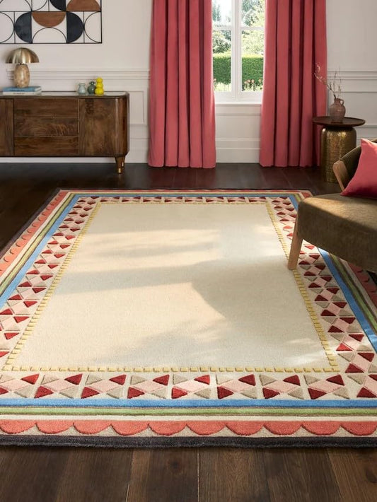 Ceate Border - Hand-Tufted Wool Rug