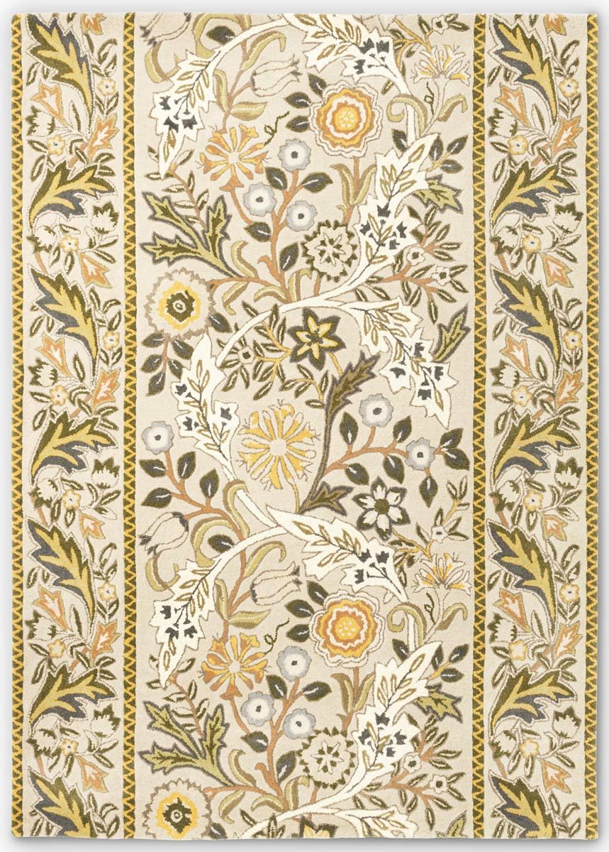 Golden Wilhelmina - Hand-Tufted Wool Rug