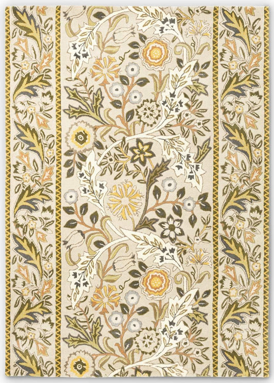 Golden Wilhelmina - Hand-Tufted Wool Rug