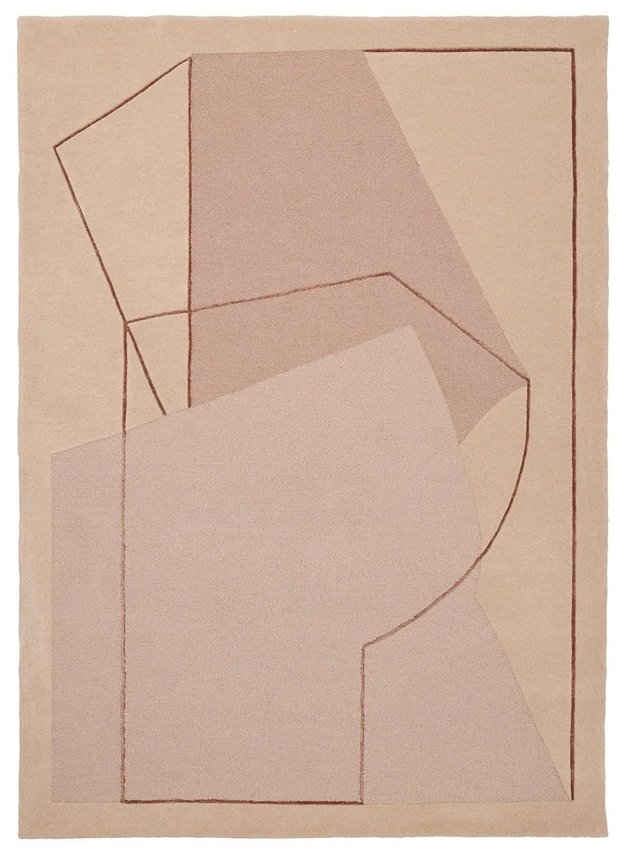 Blush Form - Hand-Tufted Wool Rug