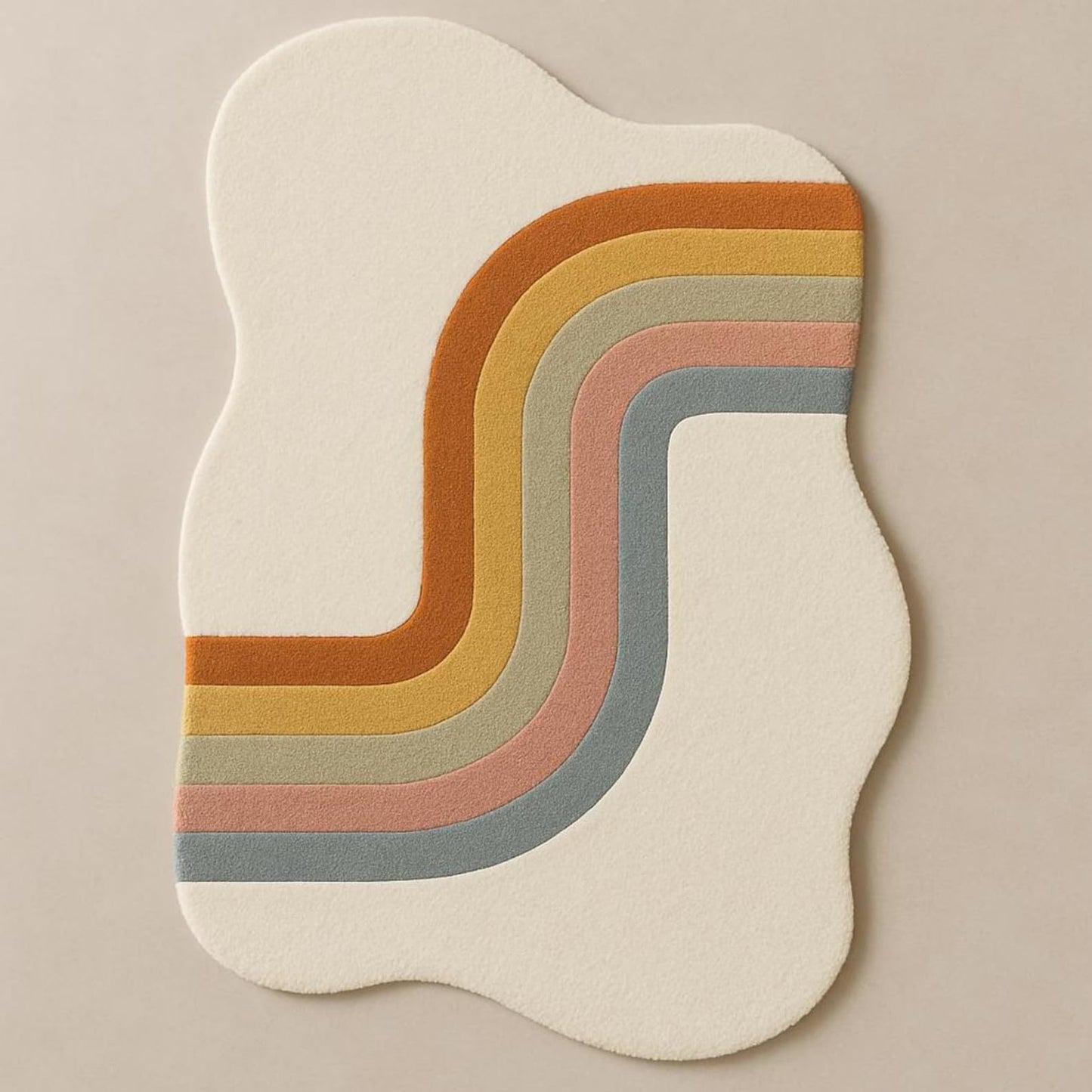 Retro - Hand-Tufted Wool Rug