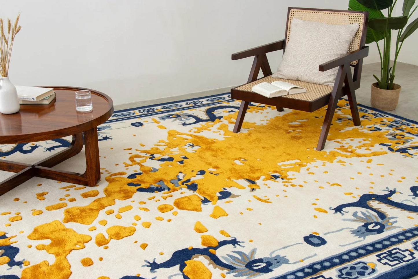 Dragon Splash - Hand-Tufted Wool Rug