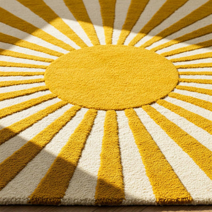 Golden Rise - Hand-Tufted Wool Rug