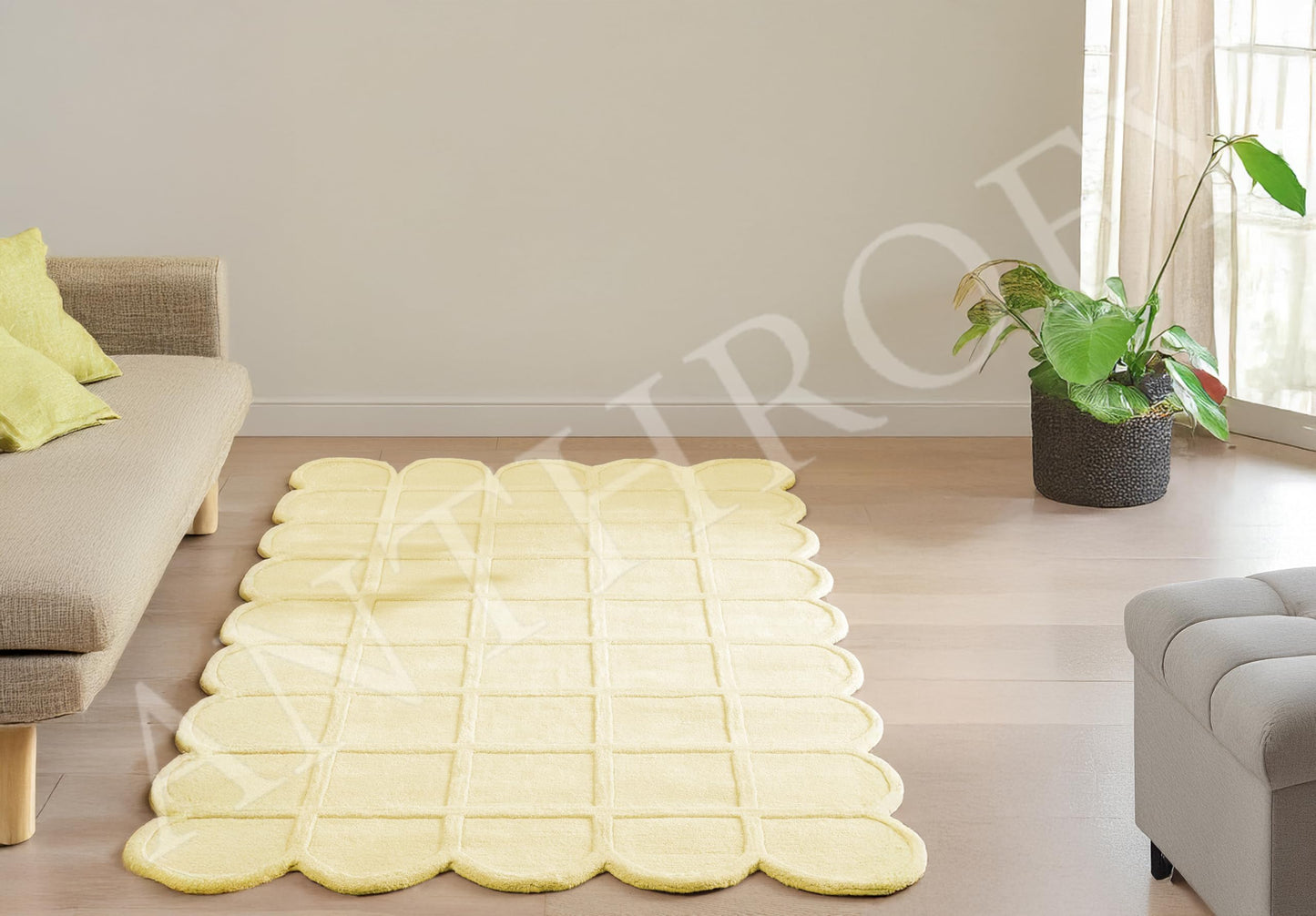 Selena Scallop - Hand Tufted Wool Rug