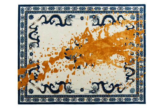 Dragon Splash - Hand-Tufted Wool Rug