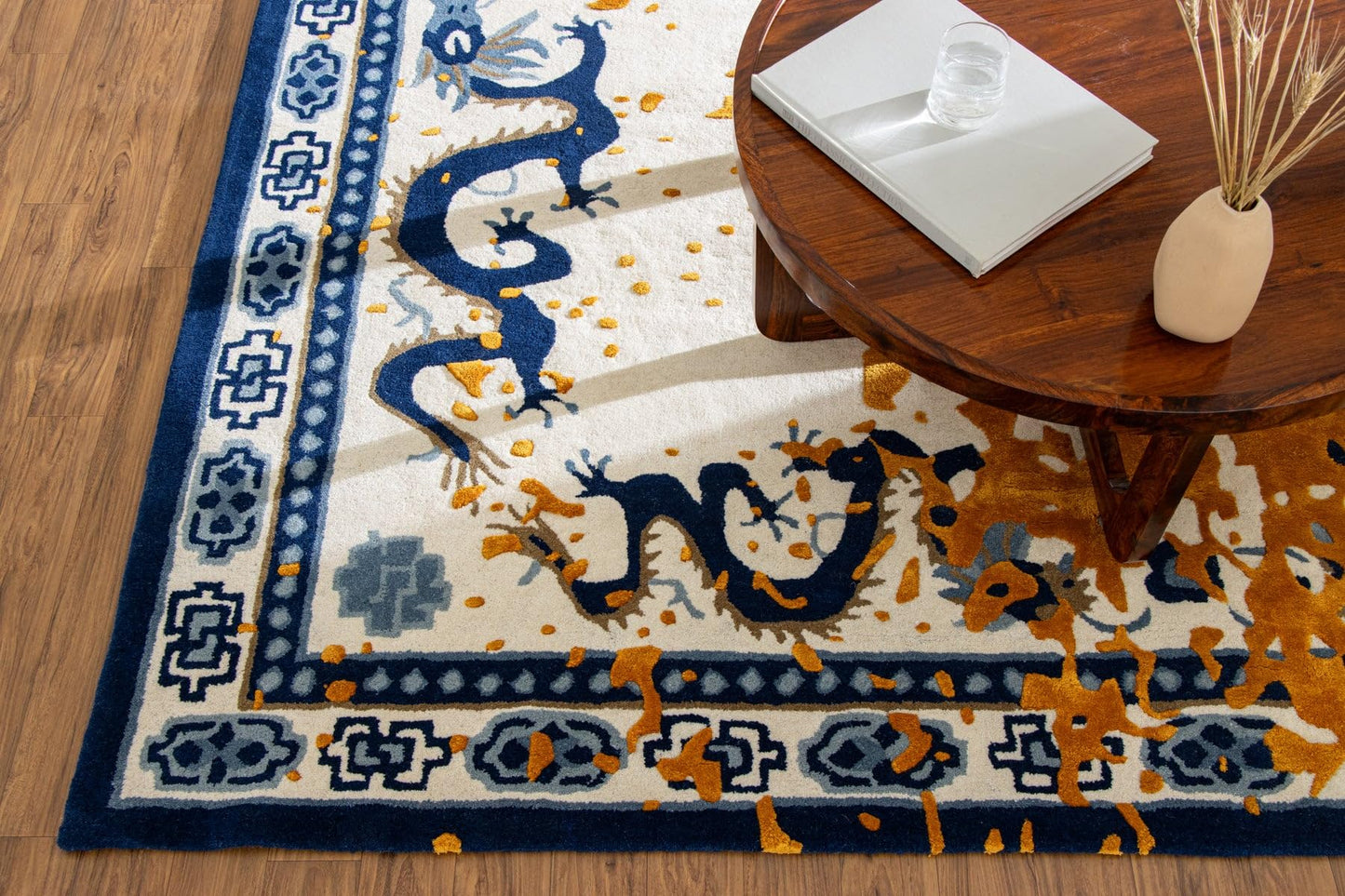 Dragon Splash - Hand-Tufted Wool Rug