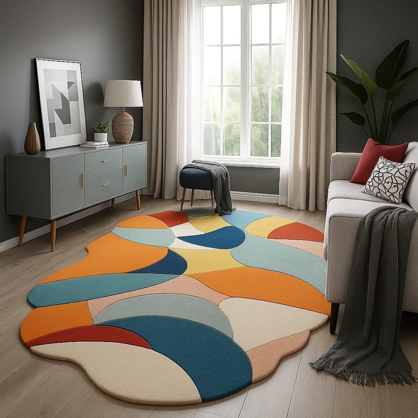 Colorflow - Hand-Tufted Wool Rug