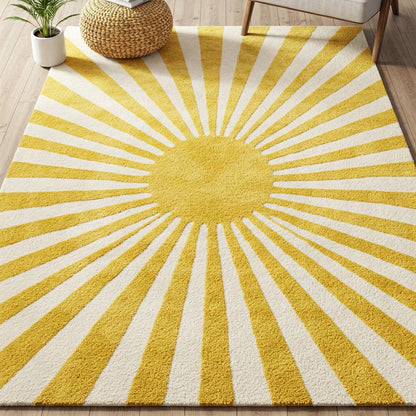 Golden Rise - Hand-Tufted Wool Rug