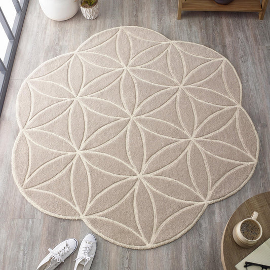 Bloomrow - Hand Tufted Wool Rug