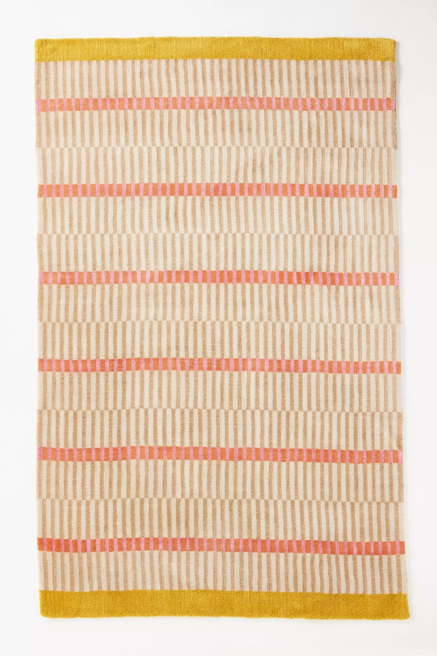 Qube Stripe - Hand-Tufted Wool Rug