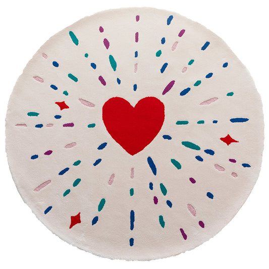 Heart Burst - Hand-Tufted Wool Rug