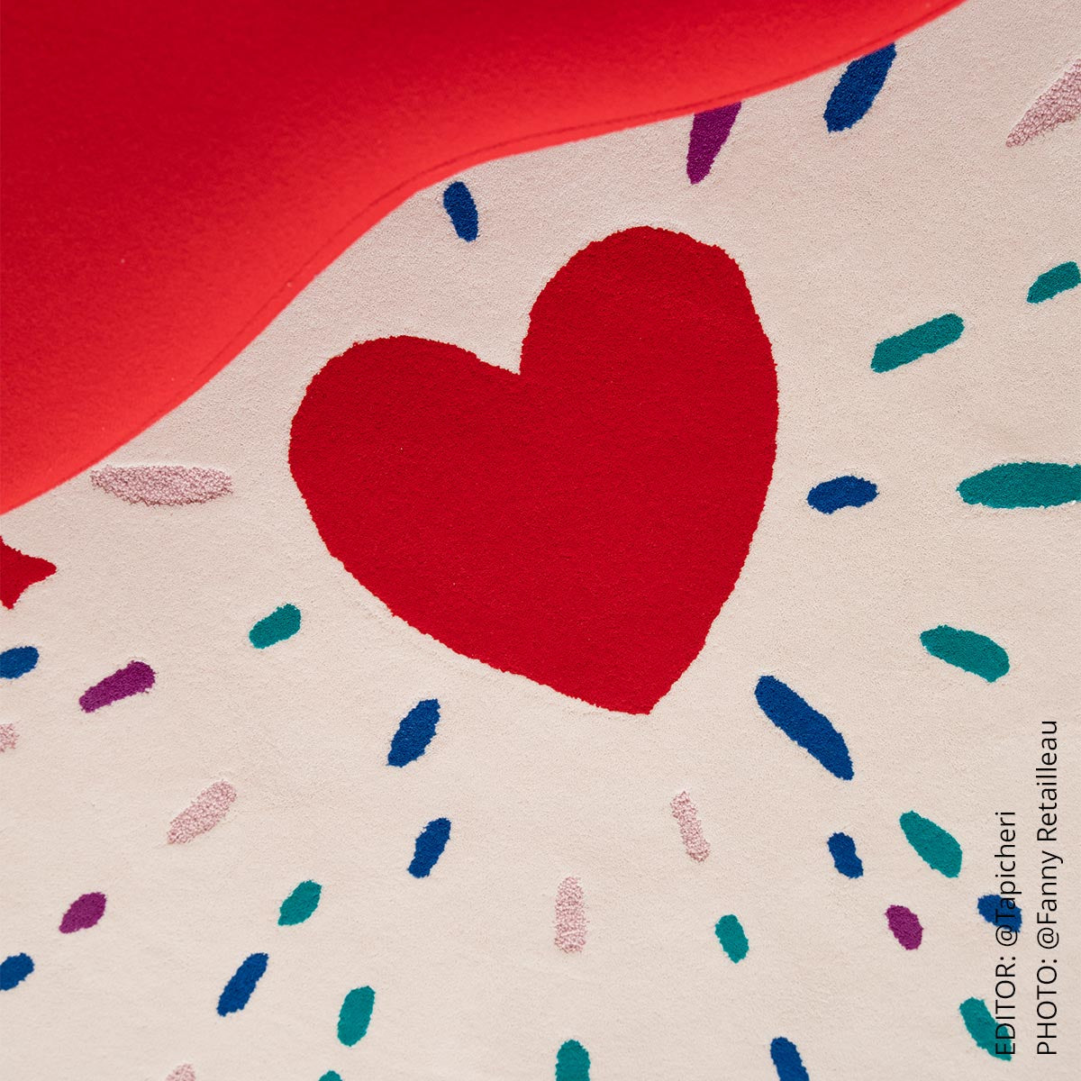 Heart Burst - Hand-Tufted Wool Rug